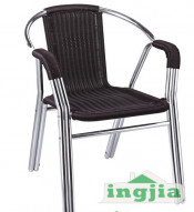Aluminium Wicker Garden Dining Outdoor Rattan Leisure Chair (JC-31)