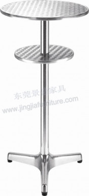 Aluminum Outdoor Hotel Garden Leisure Dining Bar Table (JJ-TR02)