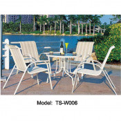 Aluminum Outdoor Leisure Garden Modern Dining Table Chair for Patio
