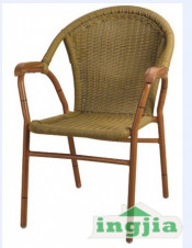Aluminum Wicker Outdoor Rattan Dining Patio Garden Set (JC-28)