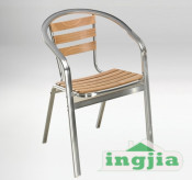 Aluminum Wood Leisure Garden Dining Outdoor Furniture (JC-38)
