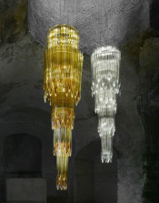Ancient LED Light Source Crystal Pendent Light