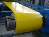 Anticorrosion Cold Rolled Prepainted Sulfur Yellow Galvanized Steel Coil