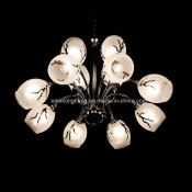 Antique Chandelier Glass Pendant Lighting for Living Room