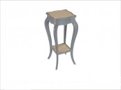 Antique Home Furniture Wood Flower Stand for Living Room (G454)
