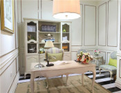 Antique Home Furniture Wooden End Table Desk for Study Room (H537)