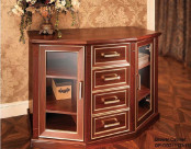 Antique Red Brown Drawer Cabinet (DG21125A315)