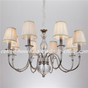 Atique Iron Chandelier Lamp with Fabric Shade (SL2068-8)