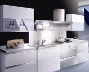 Baked Paint Kitchen Cabinet (M-L102)