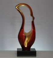 Beautiful Abstract Resin Sculpture for Table Decoration