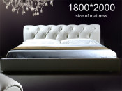 Bedroom Furniture Luxury Villa Bed Royal Queen Size Double Bed (LS-408)