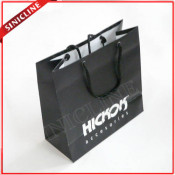 Black Custom Shopping Bags with Handle