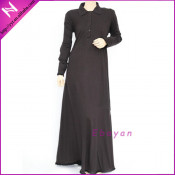 Black Jersey Fashion Jalabiya
