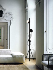 Black Metal Floor Lamp Bedroom (ML21190-3)