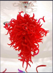 Blowing Glass Crystal Chandelier Lighting Fittings