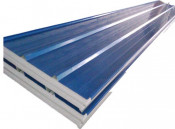 Blue Color Steel Face 50mm Foam Core EPS Sandwich Roof Panel