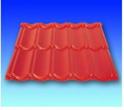 Bright Red Corrugated Roofing Sheet for Roof Tile
