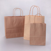 Brown Kraft Paper Packaging Bag for Shopping