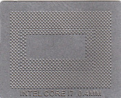 Intel Core i7 BGA Stencil Template Heat Directly