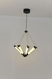 Carbon Steel Aluminium Acrylic Modern Pendant Lamps Lighting