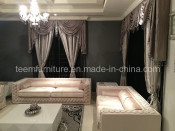 China Living Room Furniture Modern Leather Corner Sofa (LS-105)