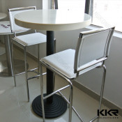China Manufacturer Round Artificial Stone Table for Coffee Shop