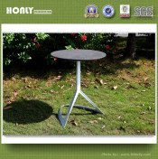 China Small Coffee Folding Table Iron Balcony Round Folding Table