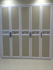 Chinese Bedroom Furniture Wardrobe with Four Doors (W-010)