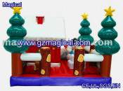 Christmas Inflatable Bouncer Jumping for Child Playing (mic-420)