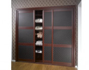 Classic Black 3 Sliding Bedroom Wardrobe (OPY2010A-14#)