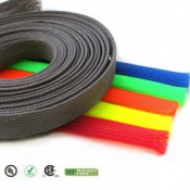 Colored Pet Expandable Braided Sleeving for Cable Wire