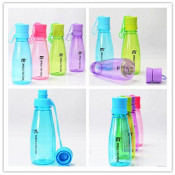 Colorful Customized Plastic Water Bottle Label Sport Drinking Bottle Dn-161