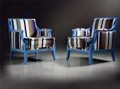 Colorful Fabric Sofa Chair, Living Room Furniture (LS-545)