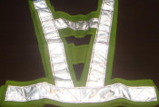 Comfortable Green Polyester High Visibility Safety Vest