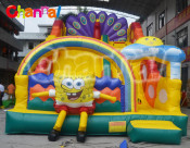 Commercial Quality Cartoon Inflatable Slide