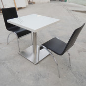 Composite Solid Surface Kitchen Small Square Dining Table