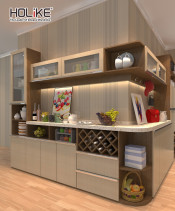 Connected Cabinets for Living Room Furniture