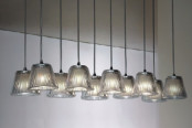 Contemporary Clear Shade Designer Pendant Lamps (650S12)