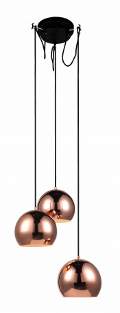 Copper Steel E27 Decorative Livingroom Pendant Lamps (MD6144-3CP)
