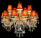 Countryside Style Crystal Ceiling Lamp for Room Decoration