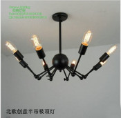 Creative Spider Pendant Lamp Chandelier with Bulb (GD-0305-8)