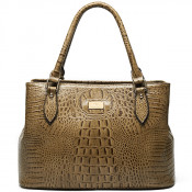 Crocodile Pattern Cow Leather Handbags OEM Designer Handbags (N875-A2273)