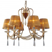 Crystal Lighting, Crystal Chandelier with Gold Plating Finished (CH-880-8031X6)