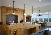 Custom Made Kitchen Cabinets #130429