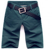 Custom Short Green Summer Pants for Men