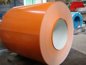 Deep Orange Color Coated SGS Inspected Zinc Aluminum Steel Coils