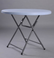 Dia60cm Plastic Study Dining Round Folding Table