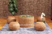 Dining Room Rattan Furniture Round Table Set Chair