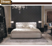 Divany New Modern Bedroom Furniture with Bed and Night Stand (LS-412)