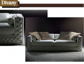 Divany Post Modern Design Living Room Furniture Leisure Sofa Fabric Sofa Leather Sofa (LS-105)